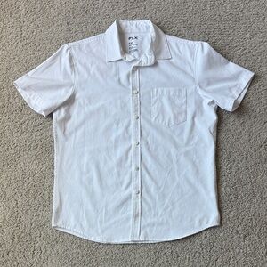 FLX Urban Commuter Men's Slim Fit Short Sleeve Button Down - Size Medium